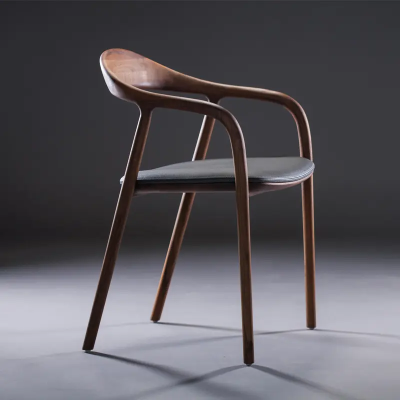 luxury modern black walnut indoor fancy living room hotel armchair solid wood leg velvet fabric single leisure accent chair
