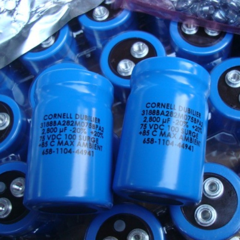 Алюминиевый электролитический конденсатор 3188BA282M075BPA2 CORNELL DUBILIER CDE 75VDC 2800UF