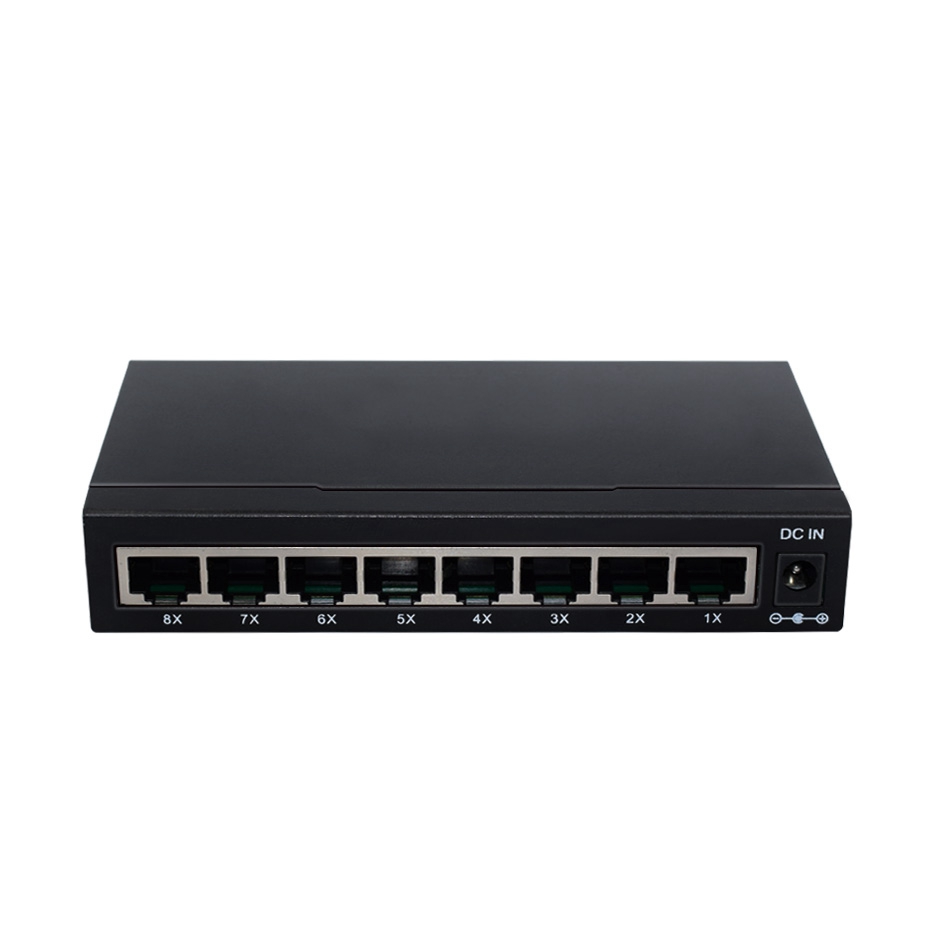 OEM Cheap Price Desktop Wall Mounted Unmanaged 8 Port 10/100/1000Mbps Ethernet Gigabit Switch Network Giga Switch Hub