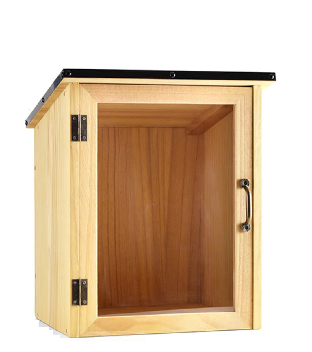 Chinese manufacturer's wooden outdoor bookshelf suitable for sharing literary books