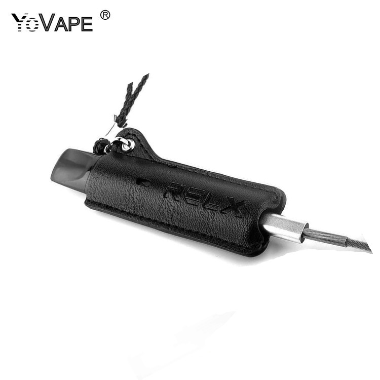 2019 Новый ecigs Vape аксессуары чехол Vape стручки черный/коричневый кожаный чехол ремешок для relx pod