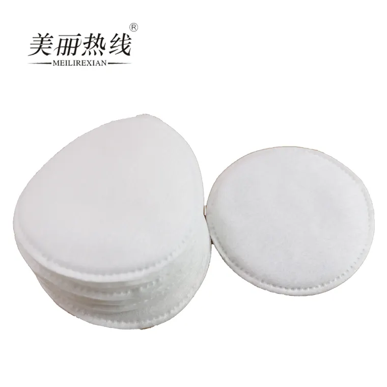 Wholesale Disposable Biodegradable Round Shape Makeup Remover Pads Cotton Facial Cleaning Pad