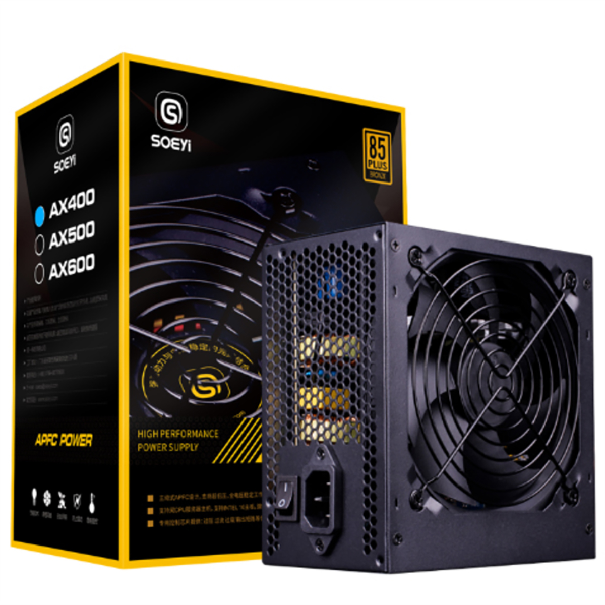 Высокоэффективный компьютер ATX 400W источник питания 80plus бронза OEM PSU