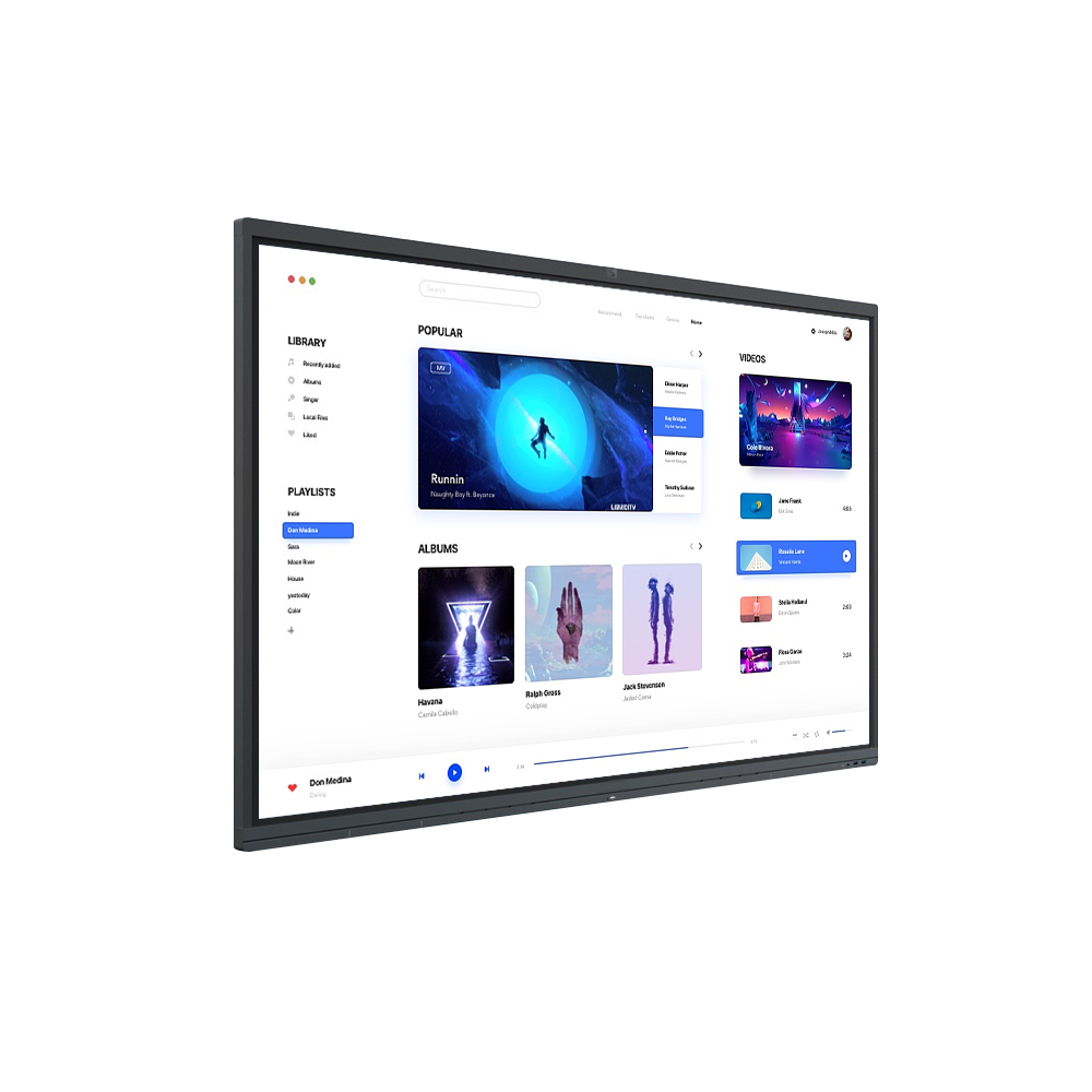 86 inch Ultra HD display Interactive Smart Whiteboard, Infrared Multi Touch Screen Interactive Panel display screen TV