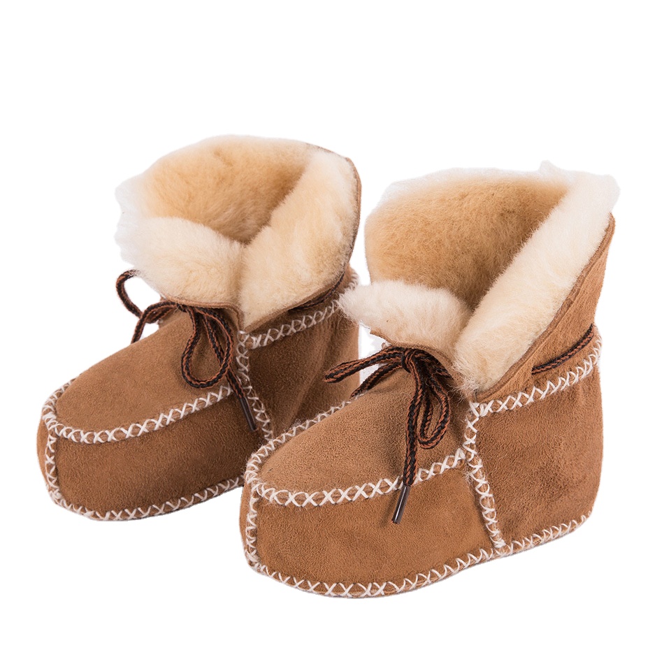2021newfashionleathersoft solewarmbootsfortoddlersbaby
