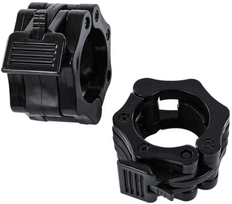 Hot Sale 50MM Dumbbell Barbell Clamps Weightlifting Fitness Barbell Spring Collar