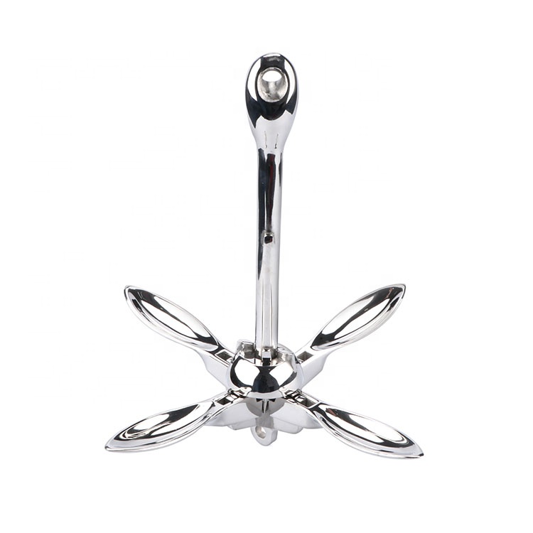 Small Boat Anchors Boat Anchor Folding Stainless Steel 316 Marine Anchor for sale Vanuatu