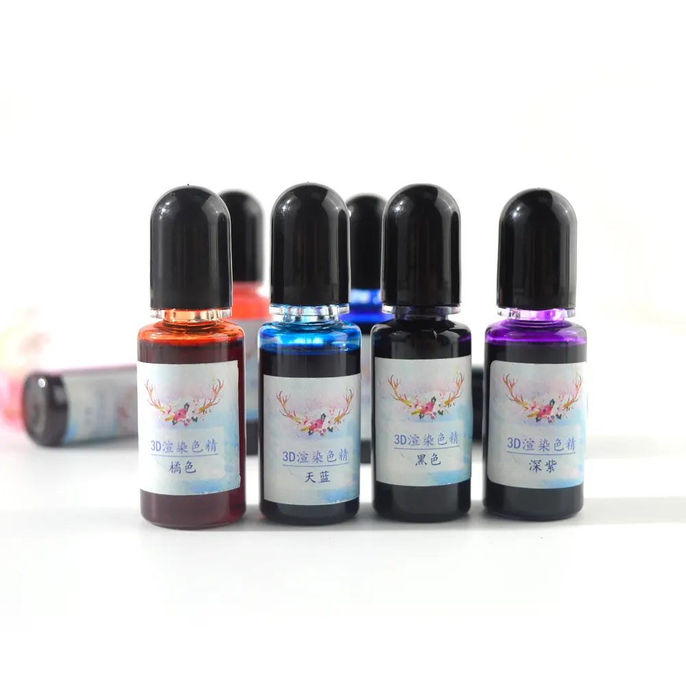 JF062 DIY Wholesales Resin Color Pigment For UV Epoxy Craft Jewelry Making Art Ink Alcohol Liquid Colorant Dye