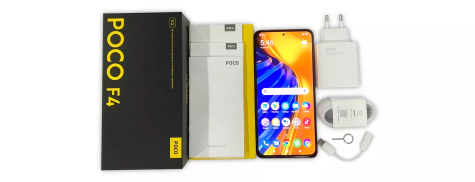 NEW Original Global Version POCO F4 5G Smartphone 128GB/256GB  Octa Core 120Hz AMOLED Dot Display 64MP Camera OIS 67W Charging