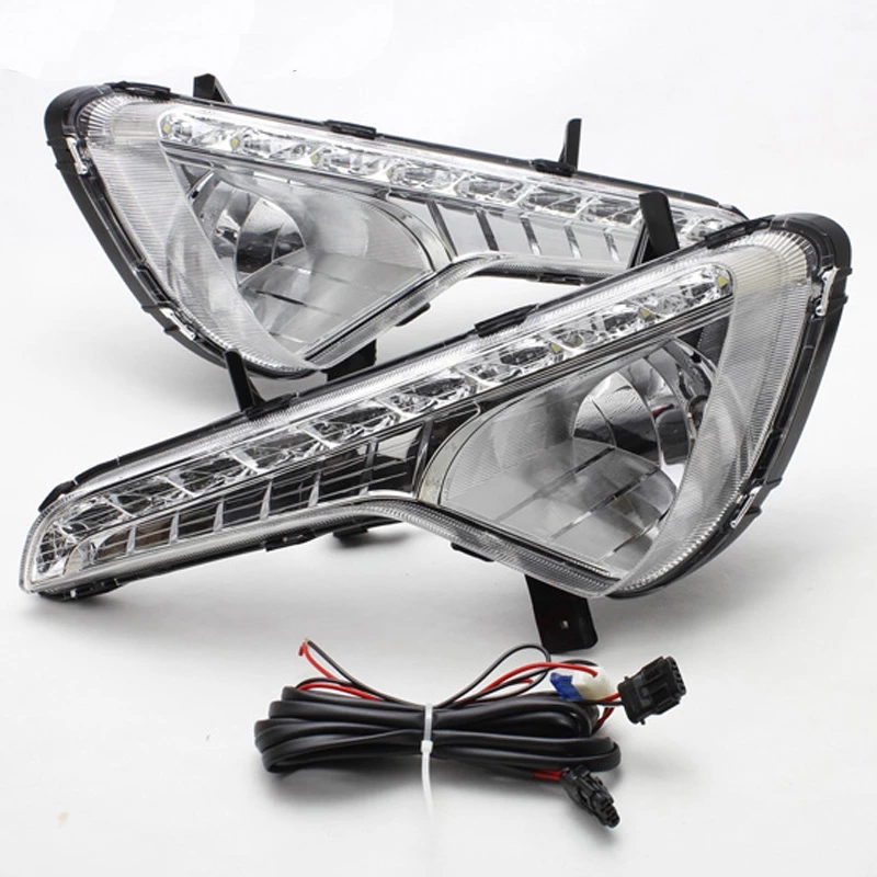 Daytime running light for Kia Sportage 2010-2015 DRL Foglamp for Kia Sportage 2011 Front bar light for Kia Sportage 2010-2015