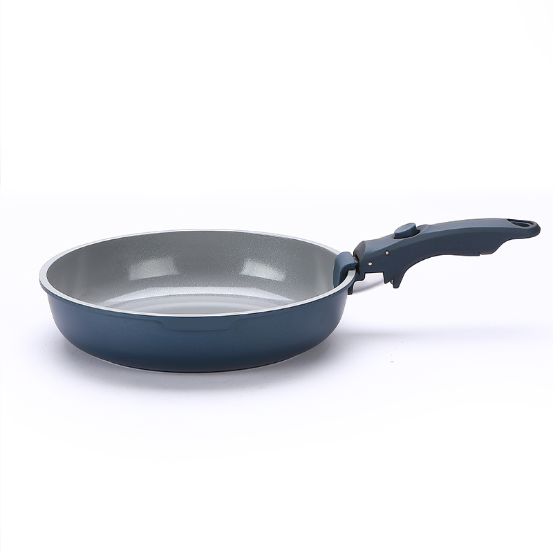 Non Stick Frying Pan aluminum Cooking Panswholesale Cookware Removable Handle Aluminum Frying Pan