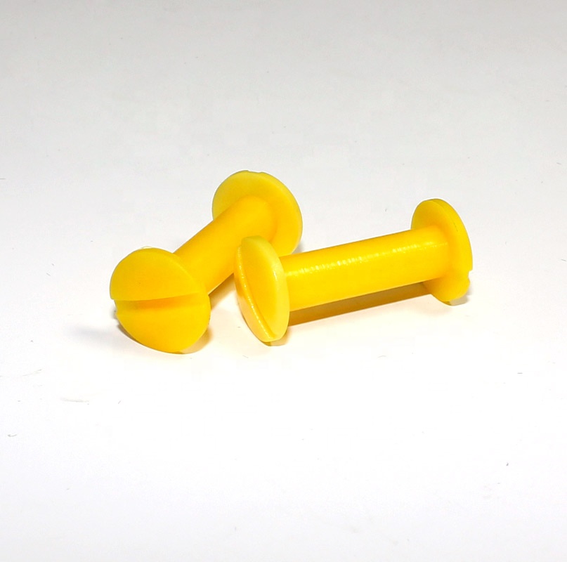 plastic book screw male and female book binding screws for file fastener and photo album