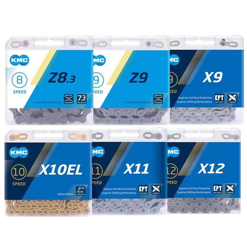 Kmc Bike Chain X8 X9 X10 X11 X12 Bicycle Chain 8/9/10/11/12 Speed Road Mtb 116l Kmc Chain