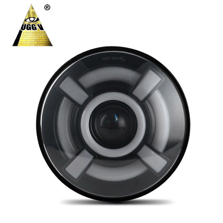 Newest design auto lighting system 48V 45W waterproof headlight 7inch led