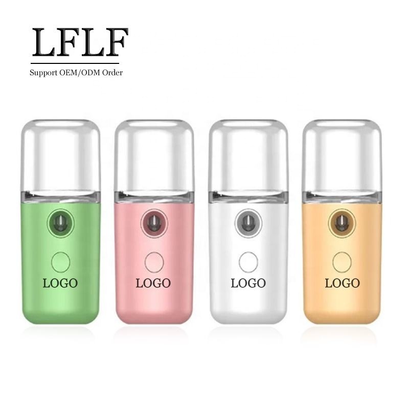 DDP OEM facial steamer cool mist rechargeable Portable Mini Nano Facial Body Mist Sprayer 30ml Face Spray Beauty Instruments