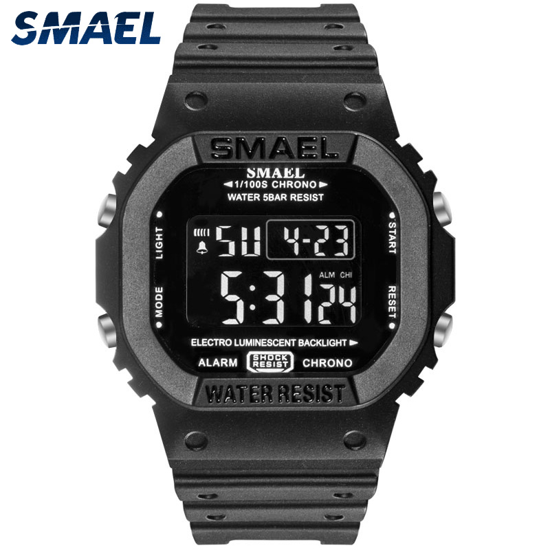 Factory Wholesale SMAEL Watch 1801 Multifunctional Digital Electronic Mens Watches