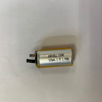Eunicell перезаряжаемые 13340 520mAh 3,7 V батареи с безопасности материала (MSDS