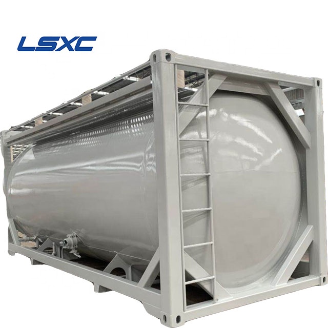 Chinese manufacturer ISO standard 20 ft 40 ft powder transport bulk cement powder tank container for sale