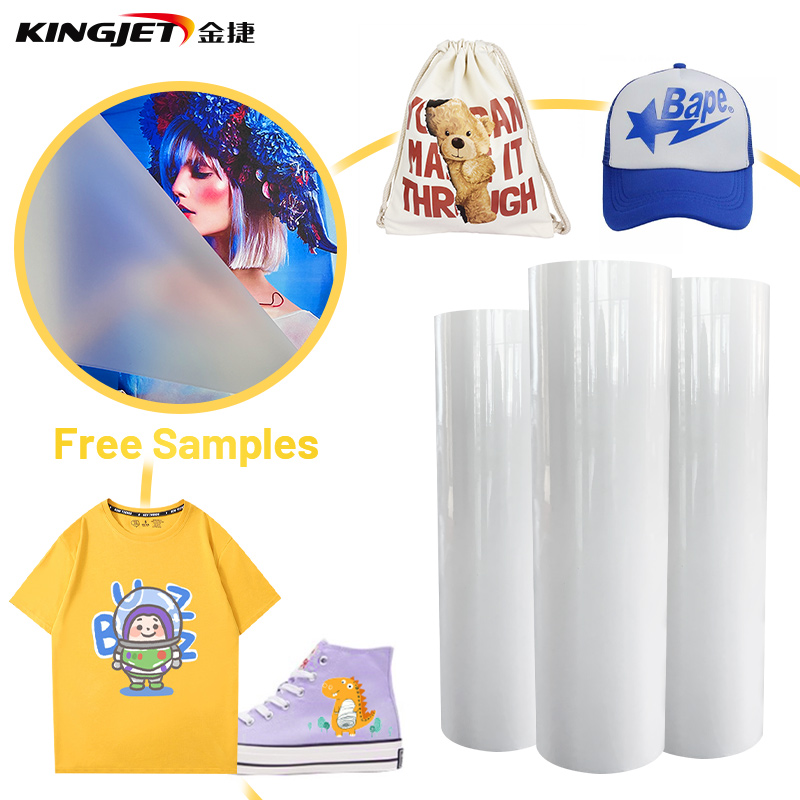 0.6*100m 0.3*100 m A3 dtf film rolls pet heat transfer film dtf a3 pet film