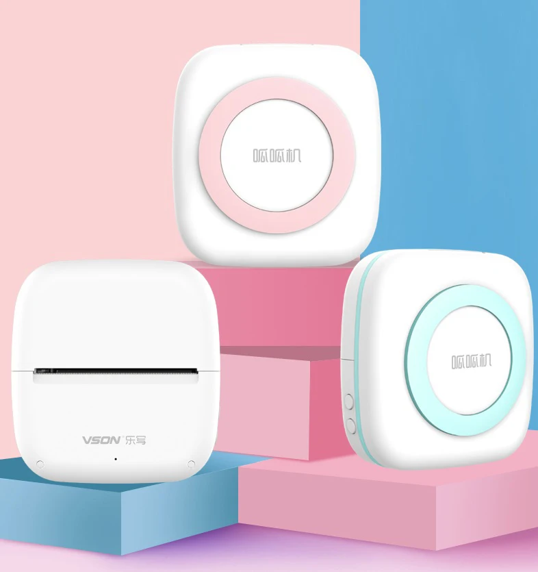 Мини термальный Bluetooth мобильный принтер для печати Ретро фотографий