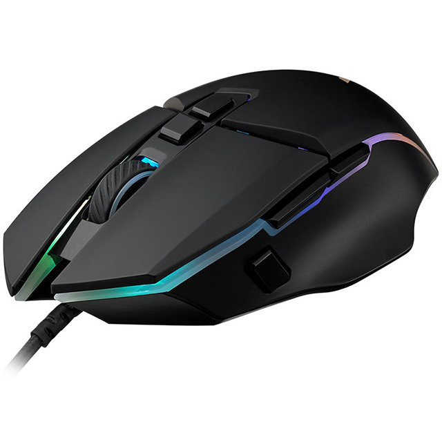 Игровая проводная мышь Rapoo V300, черная Настольная компьютерная Механическая мышь для ноутбука