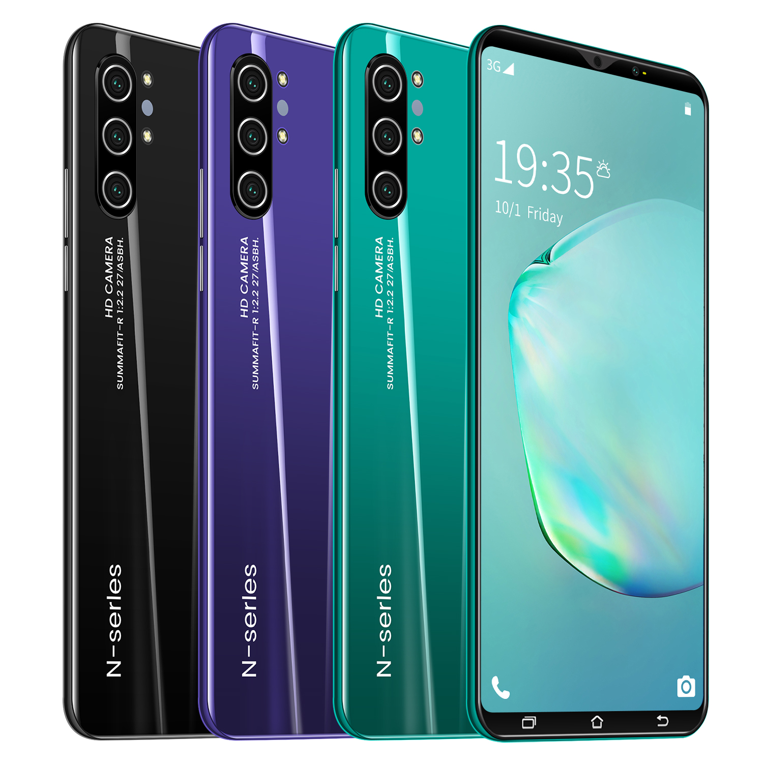 Новые Классические Note10 мобильных телефонов 5,0 дюйма отпечатков пальцев телефона 12 Гб + 512 ГБ 4800 мАч HD 14MP + 24MP 1440*3040 Две сим-карты для смартфона