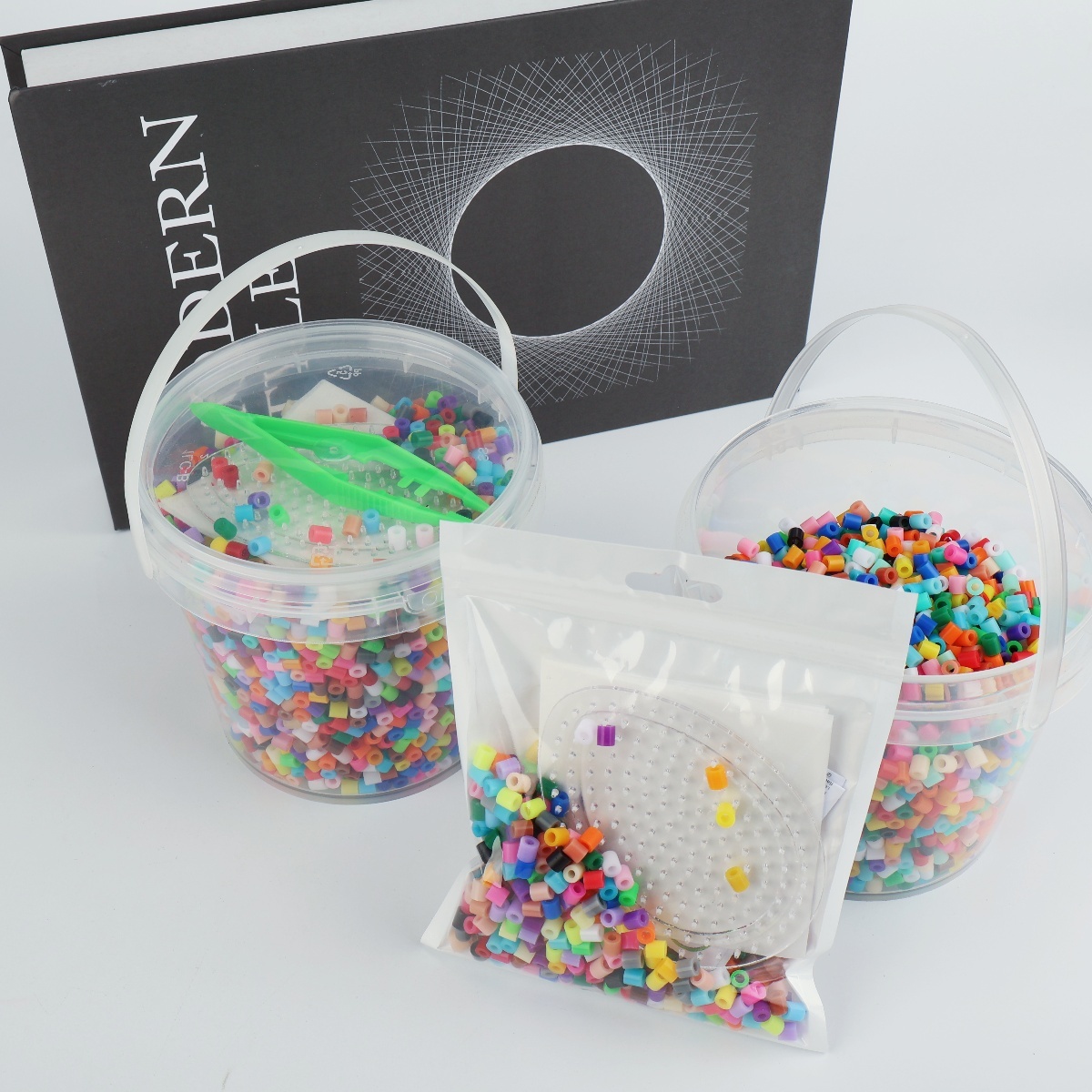 500pcs/5000pcs Fuse Beads - Inspired Educational DIY Kit for Kids with 5mm Beads Jewelry Making Gift Kit