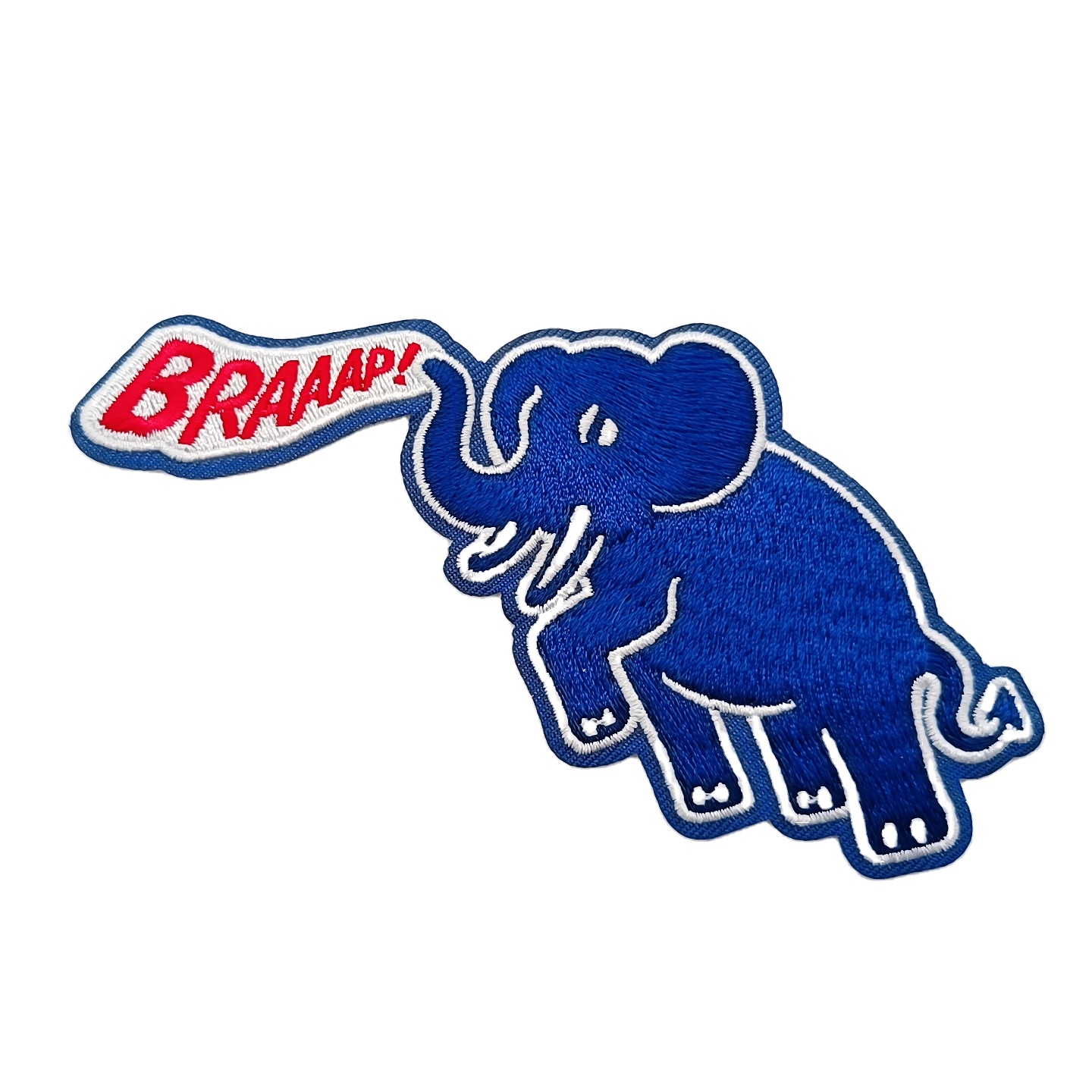 New design Embroidered badge patches custom sew-on embroidered patches for clothing