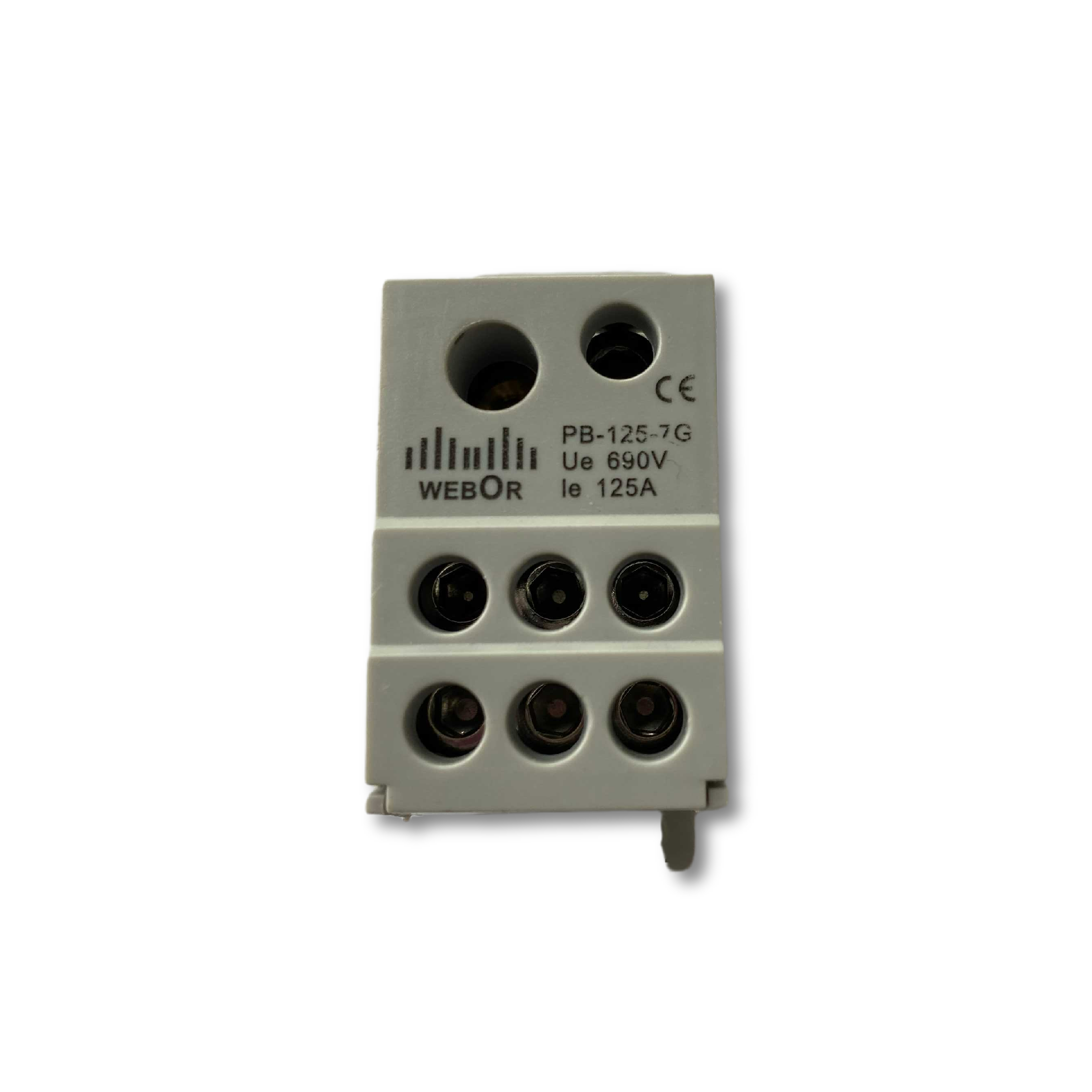 Webor PB-125-7G латунный провод силовой распределительный блок медь клеммный блок разъемов 125A