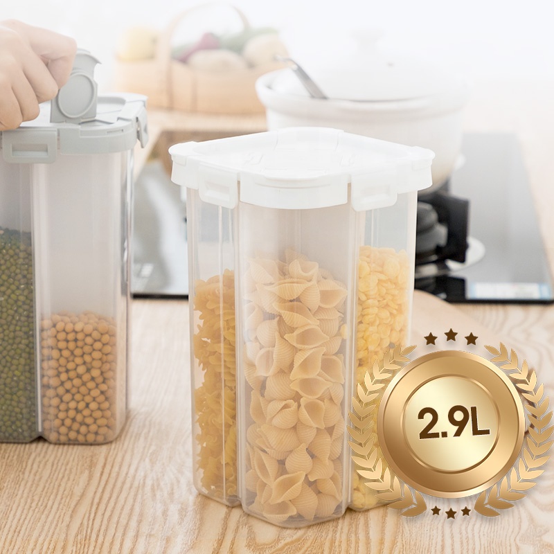 Высококачественная пластиковая банка для хранения продуктов, банки для хранения специй с герметичной крышкой, керамическая банка для хранения чая, кофе, сахара, соли