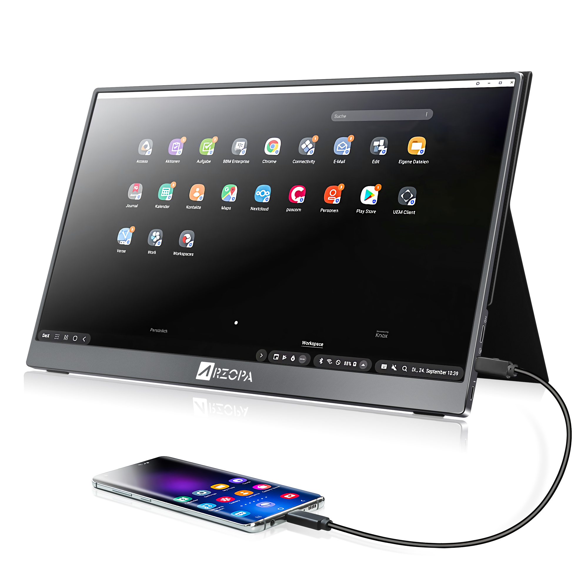4K 15,6 дюймов IPS HDR 1920X1080 USB Type-C игровой 1080p портативный монитор с двойной динамикой для ноутбука телефона Xbox PS4