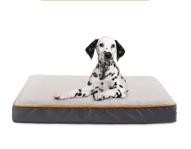 Luxury fur memory foam dog bed orthopedic waterproof for pet dog cats