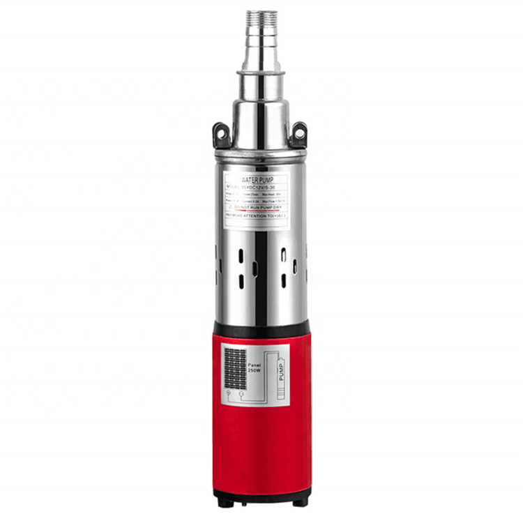 Factory Direct DC Solar Water Pump High-lift Stainless Steel Screw Submersible Pump