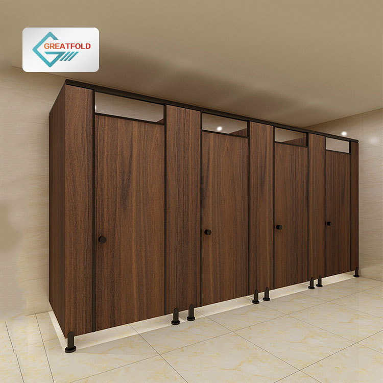 GreatFold Bathroom Toilet Room Partitions Phenolic Resin Board Panel Office Toilet Cubicles for Sale