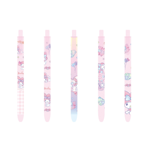 Sanrio Press Move Pen, хорошее время, мелодия, мелодия, Лавровая собака куломи, нейтральная ручка, симпатичная мультяшная Студенческая черная