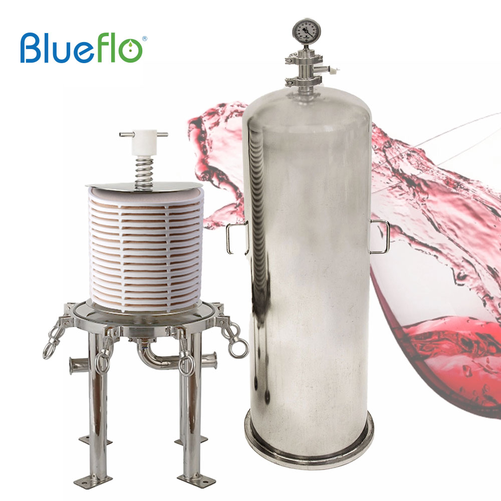 8'' 12'' 16'' carbon lenticular Disc Filter cartridges wine bottle alternative to sheet filtration for wine and beer Filtration