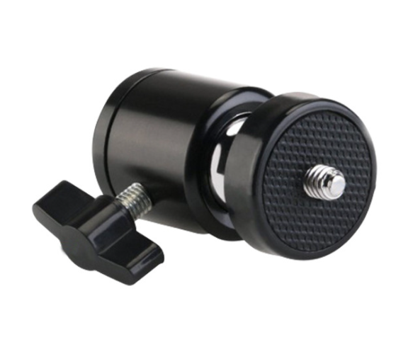 Gimbals head Adapter with aluminum 360 Angle Panoramic Rotation for DV DSLR Digital Camera Scope