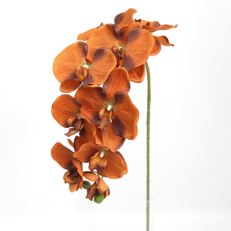High Quality Vivid Real Touch Cheap Artificial Dance Orchid Plants Wholesale Dancing Orchid Flowers Decorative Flowers & Wreaths