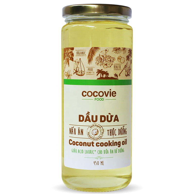 Competitive price premium grade refined coconut oil for cooking bakery seasoning from Mekong Delta Vietnam