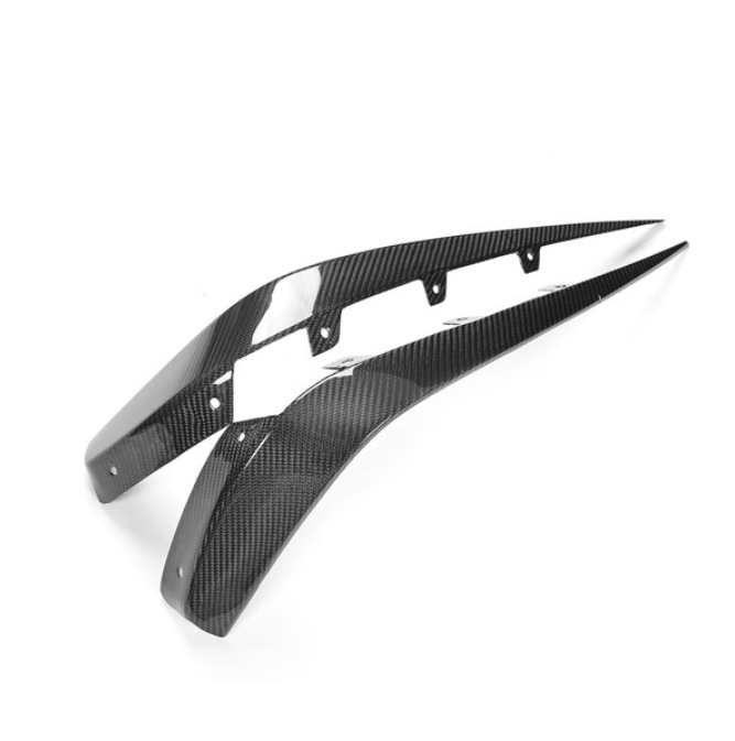 Передний бампер из углеродного волокна для Mercedes Benz CLS W218 CLS63 AMG B Style Air Vent Trims 2015-2017