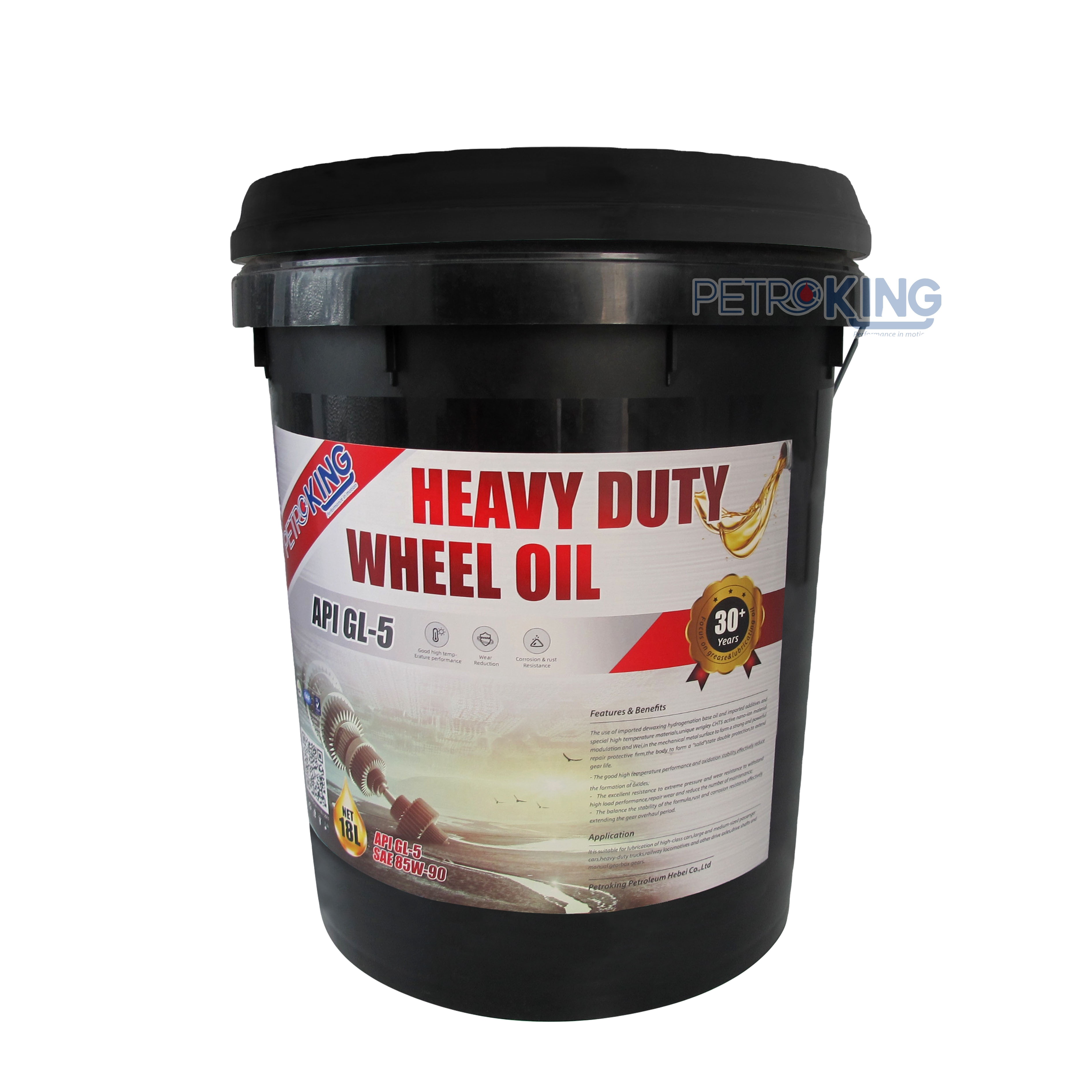 Petroking 18L API Gl-5 Heavy Duty колесо шестерни масло 85w-90/85w-140