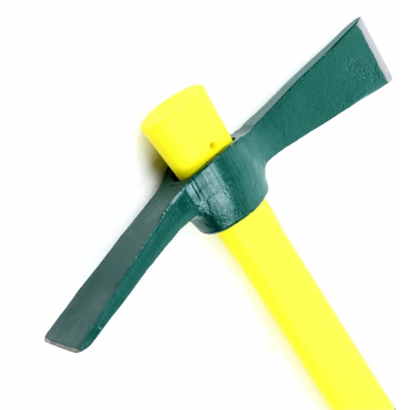38x27CM Household Plastic Handle Fiberglass Garden Pickaxe Hoe Yard Planting Tool