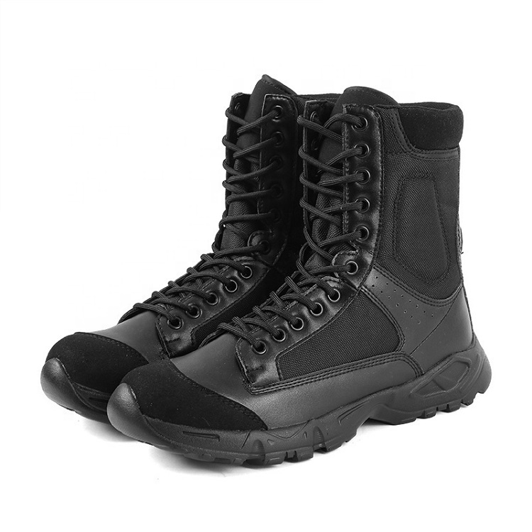 Yakeda Wholesale Outdoor Waterproof Tactico Boots light weighted material Leather tactical Boots For Men