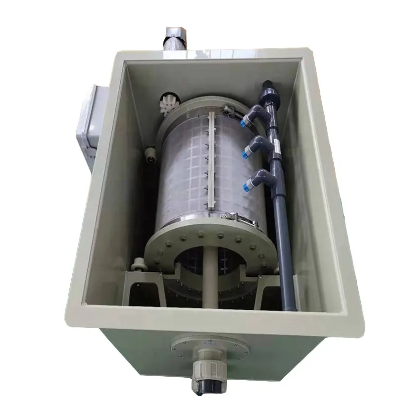 Барабанный Фильтр для пруда, система культивирования рыбного пруда кои из нержавеющей стали, микророторный фильтр для разделения твердой жидкости