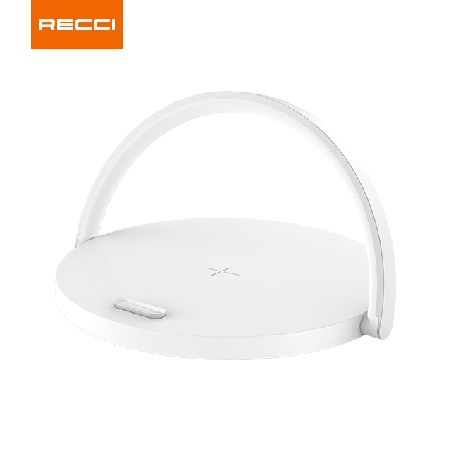 innovative indoor decorative led table lamp with wireless charging, touch control eye-caring wireless desk lamp charger 10W