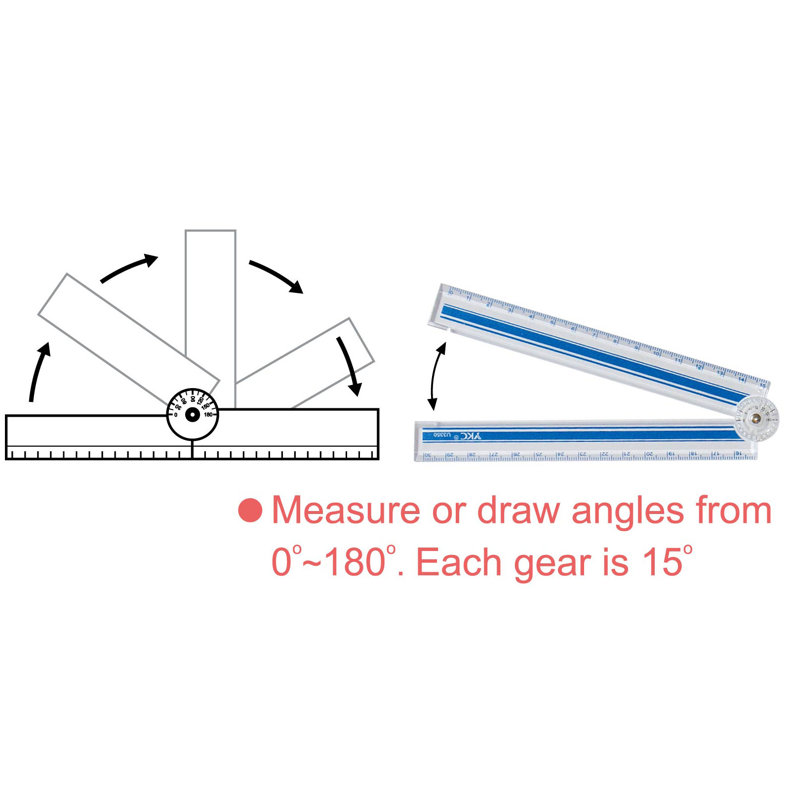 15-30cm foldable ruler