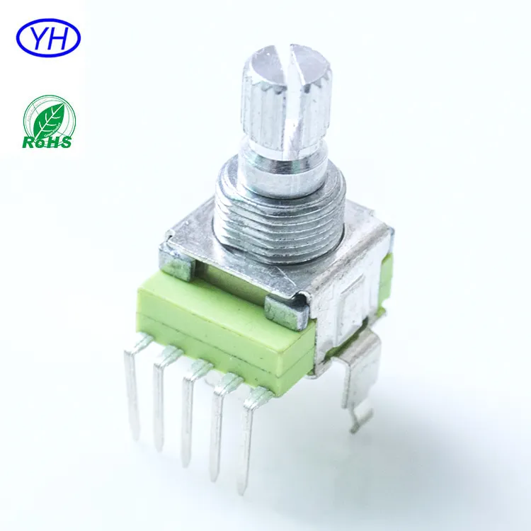 Free samples custom YH factory 12MM rotary switch 1 polse 8 positions