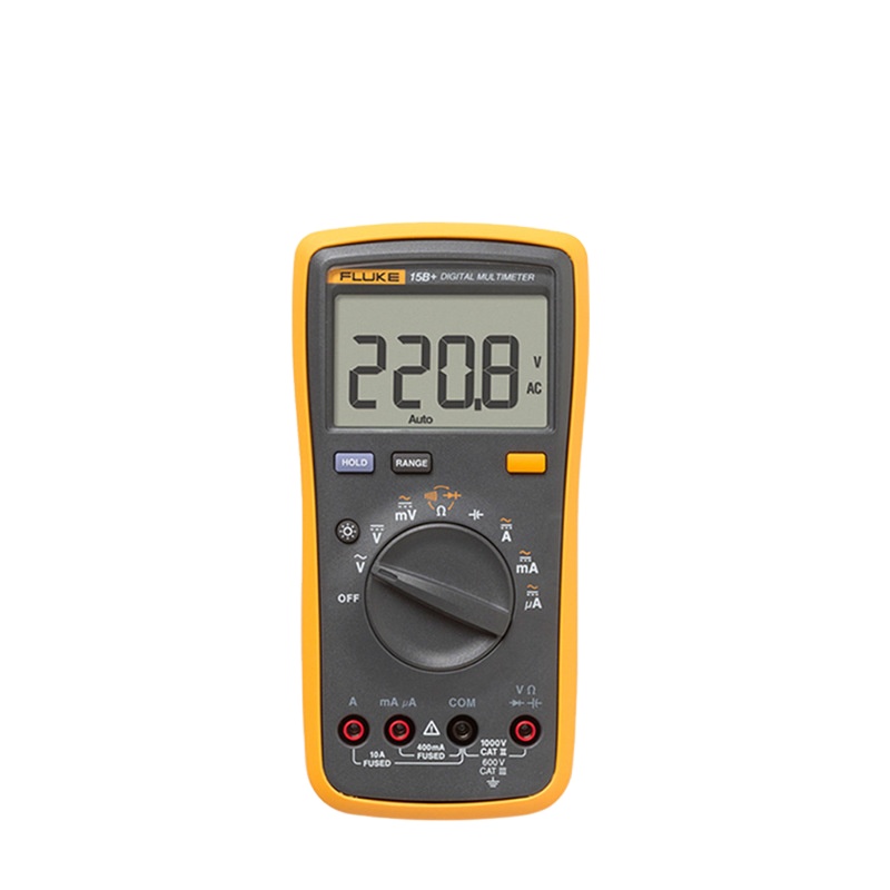Экономичный и практичный мультиметр Fluke 15B + портативный высокоточный мультиметр с цифровым дисплеем по лучшей цене