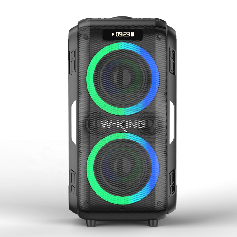 W-KING T9 Pro портативные наушники-вкладыши TWS стерео беспроводной спикер Bluetooth динамик с RGB светодиодные огни, для вечеринки, поддержка входной сигнал гитары