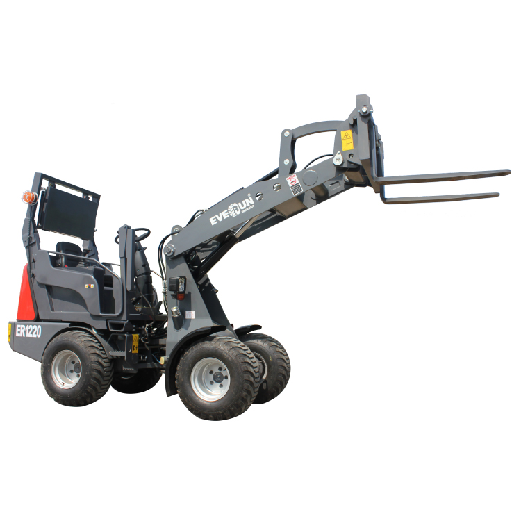 1100 кг 25hp Китай новый мини-шарнирный компактный погрузчик мини-погрузчик